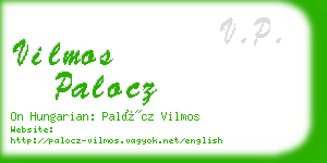 vilmos palocz business card